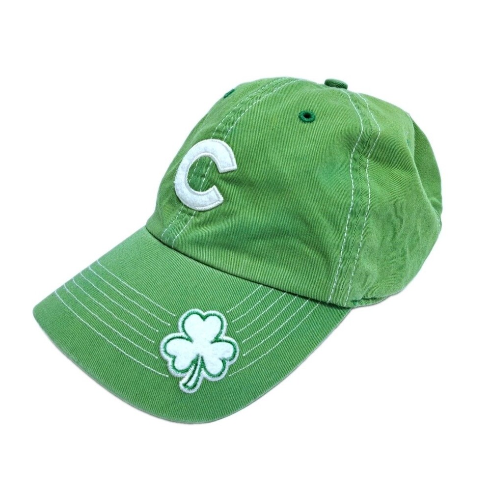 Chicago Cubs St Patrick’s Day Green Hat Cap Shamrock Twin Enterprises Irish